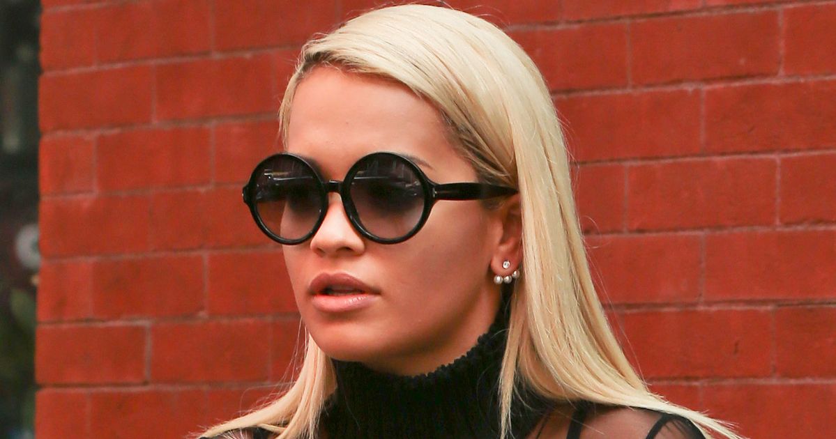 Rita Ora Gets Racy In A Sheer Top Huffpost Uk Style And Beauty