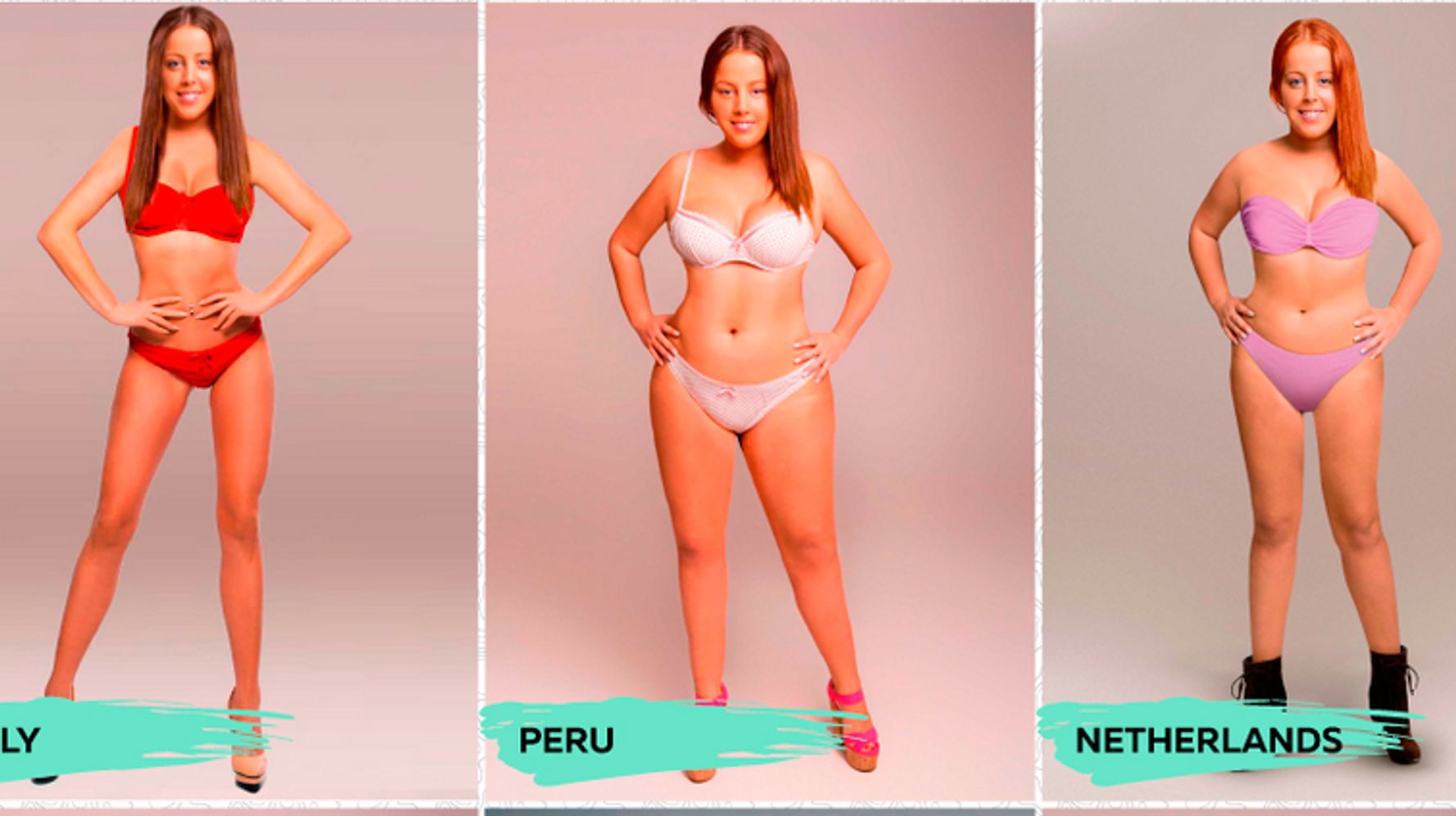 What The ‘ideal Womans Body Looks Like In 18 Countries Huffpost