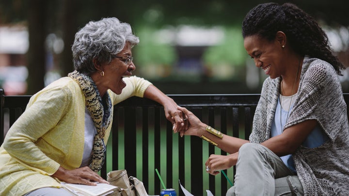 Karen Abercrombie, left, and Priscilla Shirer in "War Room."