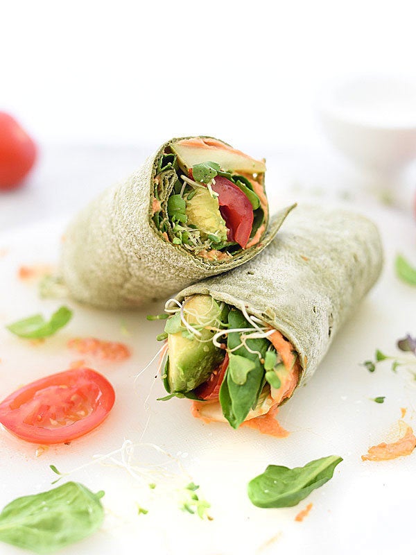 Hummus Veggie Wrap