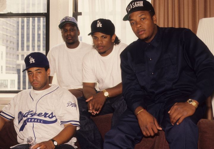 N.W.A in 1991, after the departure of founding member Ice Cube 