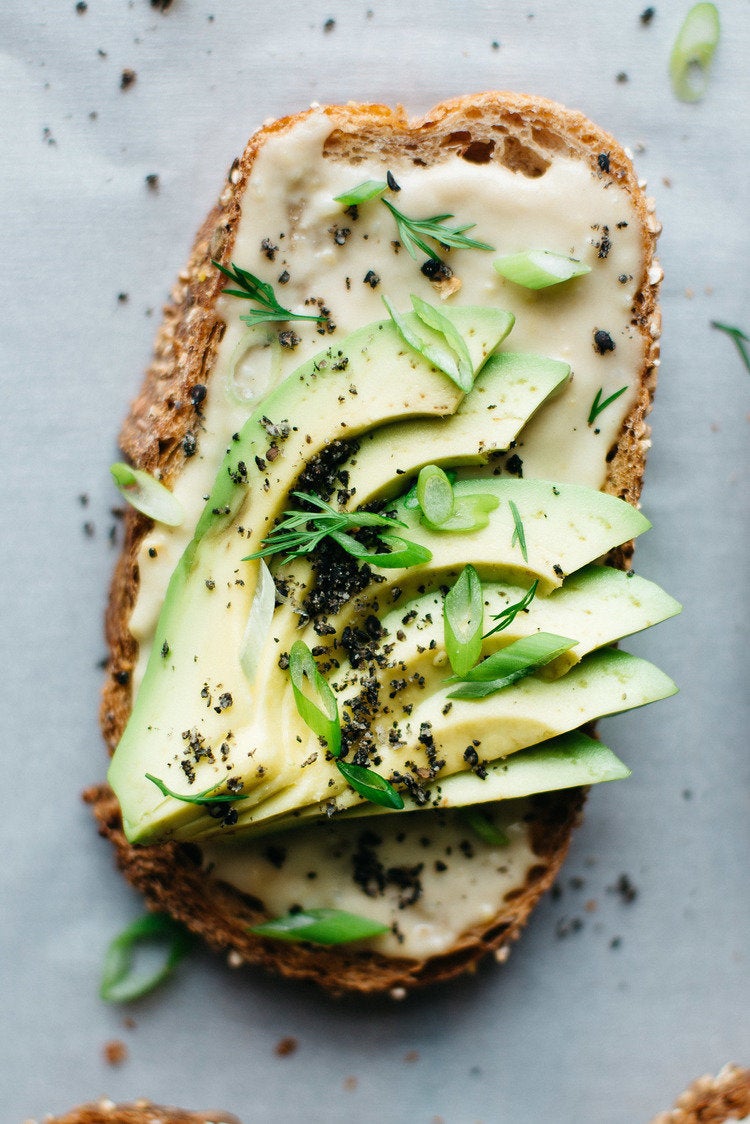 Miso-Tahini Avocado Toast With Black Sesame Gomashio