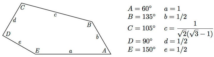 <p>The newly identified pentagon.</p>