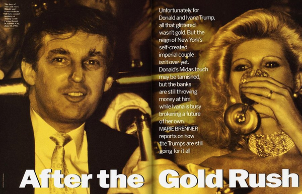 “I would never buy Ivana any decent jewels or pictures. Why give her negotiable assets?” Trump is quoted as saying of his the