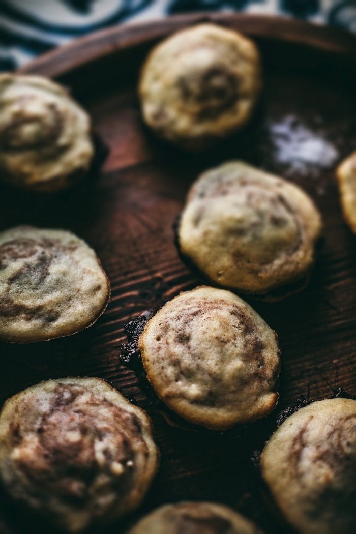 Cappuccino Whoopie Pies With A Salted Chocolate Ganache