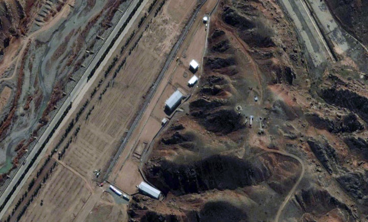 Satellite image of Parchin, taken in 2012.