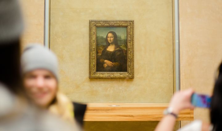 I was this close to the Mona Lisa and I didn't feel the need to