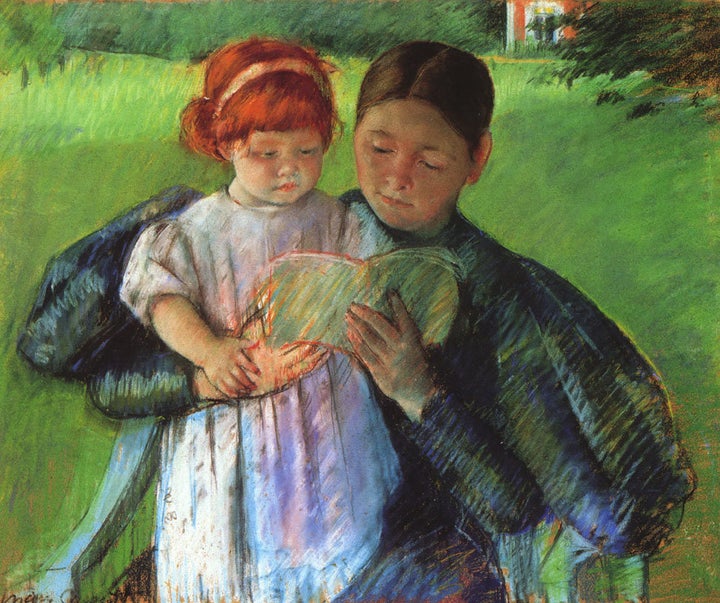 Mary Cassatt, "Nurse Reading to a Little Girl, "1895