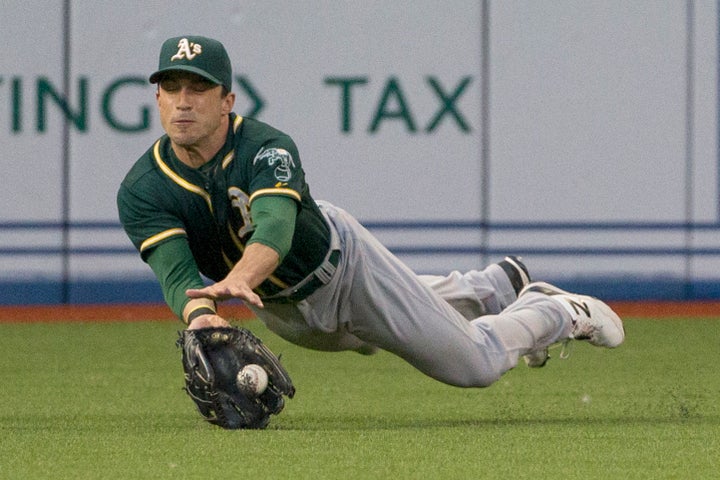 Fuld has played quality defense for the A's -- his fourth MLB team in eight years -- despite his struggles at the plate.