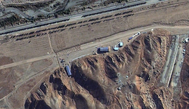 <p>A 2012 satellite image of Parchin, an Iranian military complex and suspected site of past nuclear weapons activity. </p>