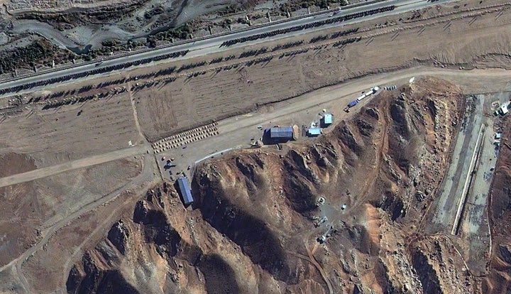 A 2012 satellite image of Parchin, an Iranian military complex and suspected site of past nuclear weapons activity. 