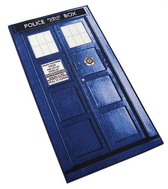Doctor Who TARDIS rug