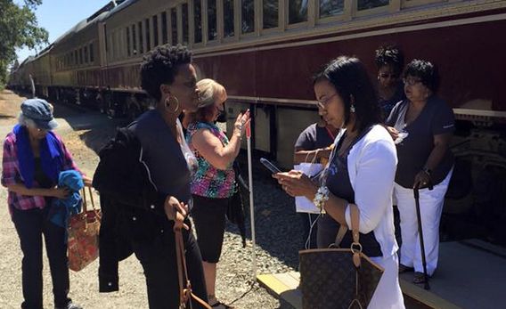 The CEO of a Napa Valley wine train that removed a group of black women apologized in a statement Tuesday.