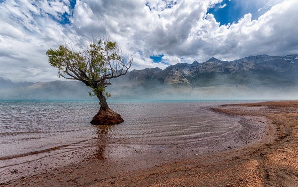 Glenorchy, a remote lakeside settlement.