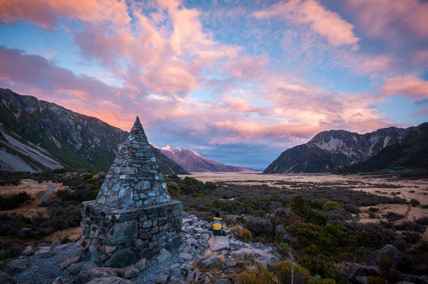 Sunset at Mount Cook.