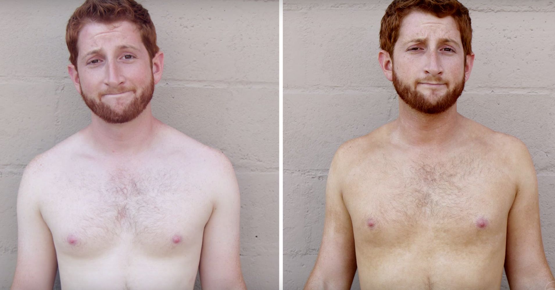 Redheads Get Spray Tans For The Very First Time Huffpost