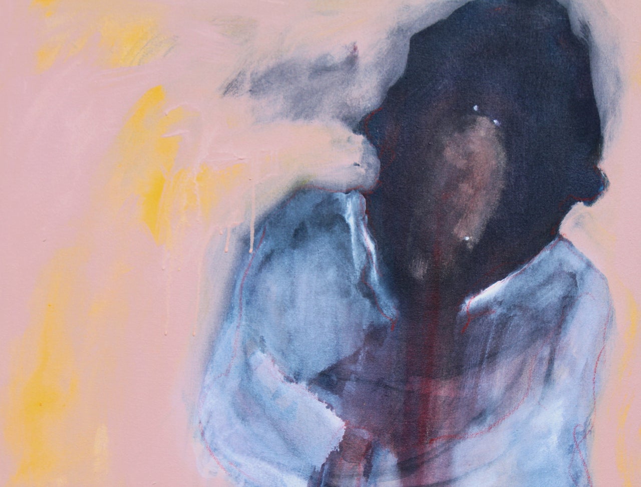 <p>The Strangeness of my Madness IV, 2015. Acrylic, pastel on canvas, 23.5 x 27.5 in. (58.9 x 69.8 cm). </p>