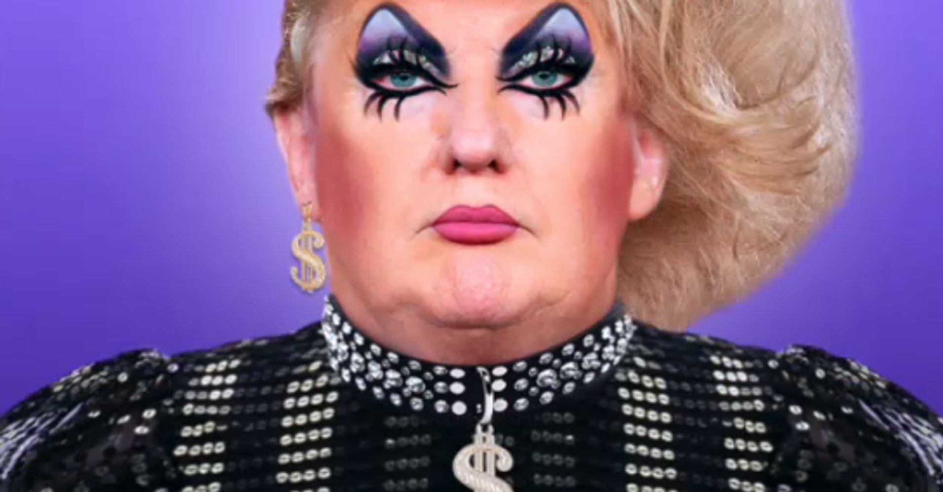 Heres Why Donald Trump Just Got A Drag Makeover HuffPost image pic