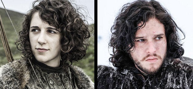 Meera Reed and Jon Snow.