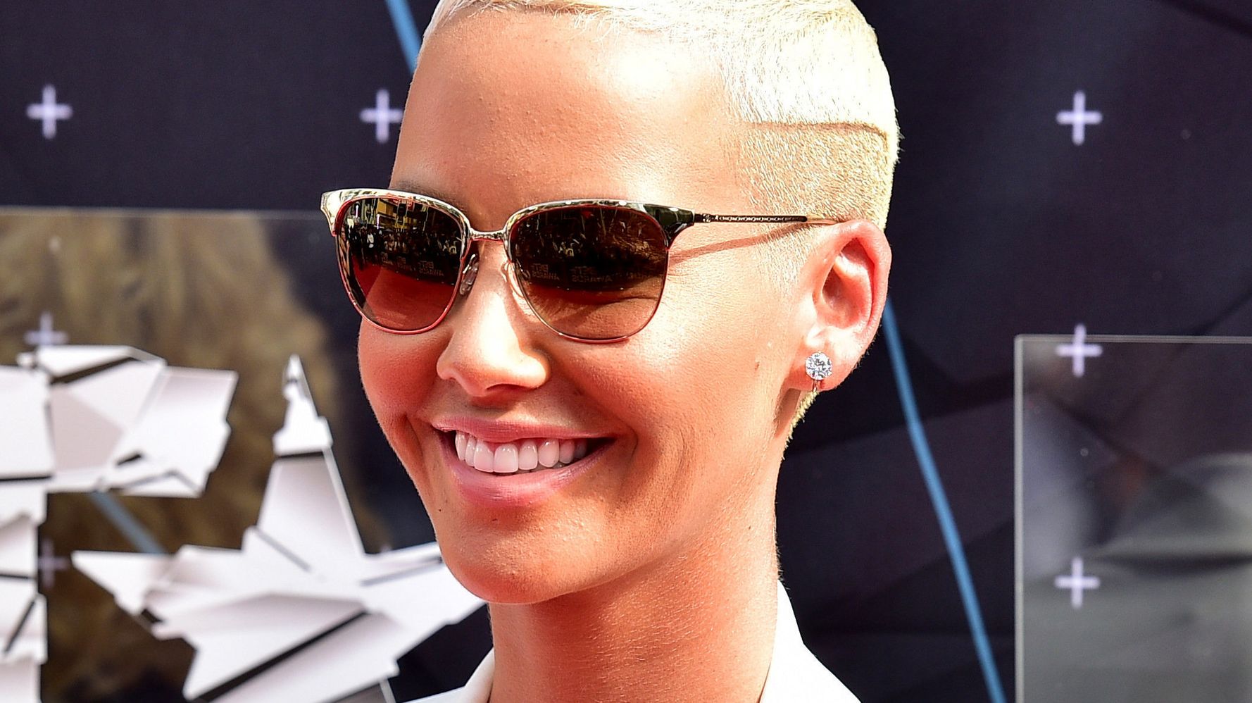 Amber Rose Tries Out A New Look In Latest Sexy Selfie