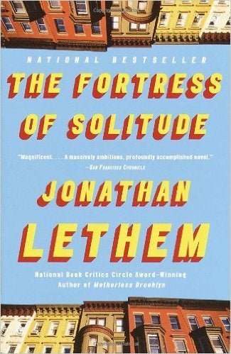 <a href="http://www.amazon.com/Fortress-Solitude-Jonathan-Lethem/dp/0375724885/ref=sr_1_1?amp=&ie=UTF8&keywords=The+Fortress+