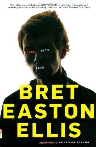 <a href="http://www.amazon.com/Less-Than-Zero-Easton-Ellis/dp/0679781498/ref=sr_1_1?amp=&ie=UTF8&keywords=Less+Than+Zero&qid=