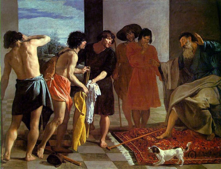 <a href="https://en.wikipedia.org/wiki/File:Diego_Vel%C3%A1zquez_065.jpg">Diego Velázquez, "Joseph's Tunic," 1630</a>