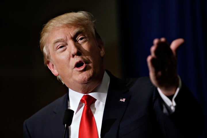 <p>A national hate-group watchdog says <a href="https://www.huffpost.com/news/topic/donald-trump">Donald Trump</a> has "white nationalist positions."</p>