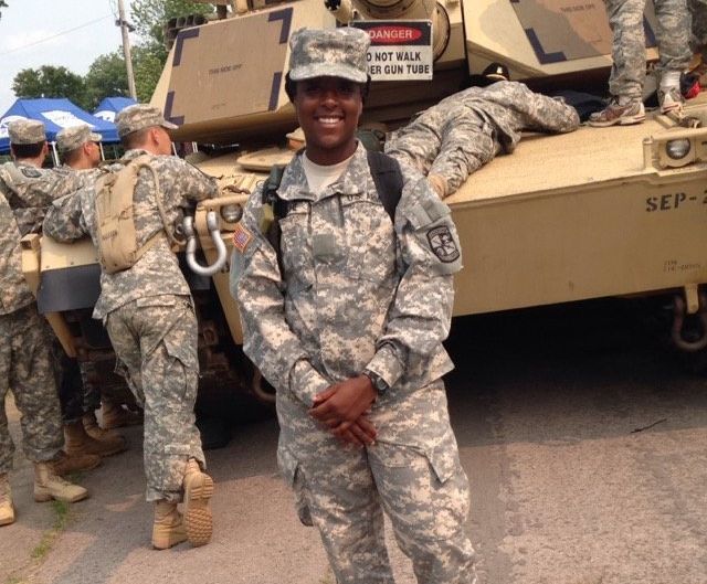 Glenda Blanche is a junior at Prairie View A&M University. She hopes to work as a military police officer or in field artillery someday.