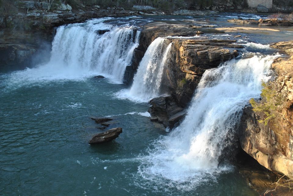 In ALABAMA, swim through waterfalls at Little River Canyon.