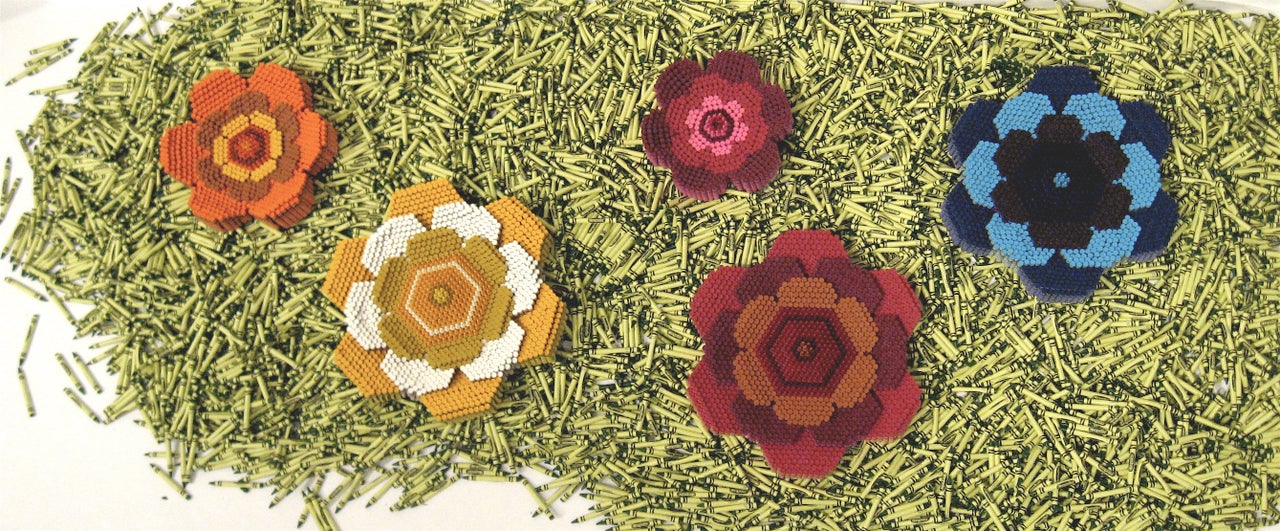 <p>"Wallflower," crayons</p>