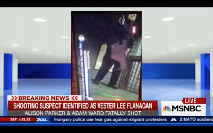 MSNBC generally freeze-frames footage before material gets violent, a spokesperson said. 