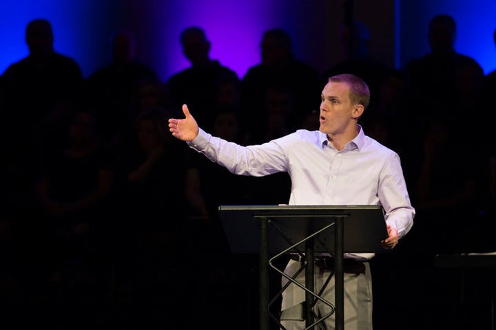 <span>International Mission Board President David Platt challenges the congregation at Highview Baptist Church in Louisville,