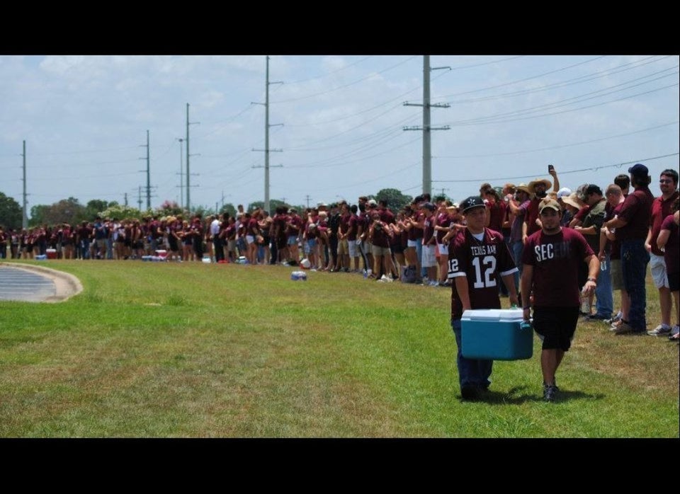 Texas A&M Students' Silent Vigil