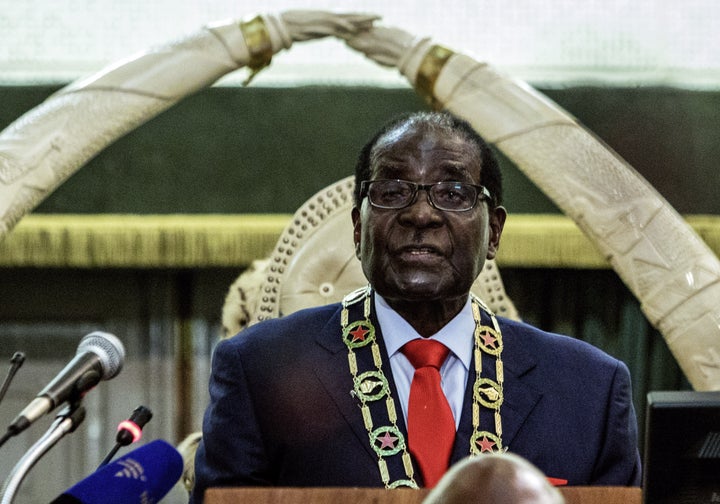 Zimbabwean President Robert Mugabe's land reform policies contributed to his country's economic instability.