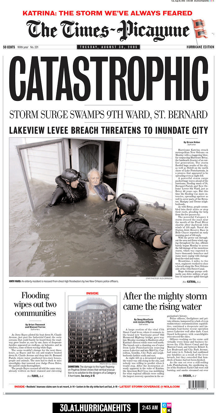 The Front Page Photos That We Can T Forget From Hurricane Katrina   55e0aac51d00006e00146340 