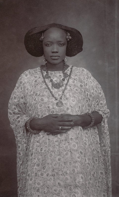 <span>Unknown Artist (Senegal). </span><em>Portrait of a Woman</em><span>, ca. 1910. Gelatin silver print from glass neg