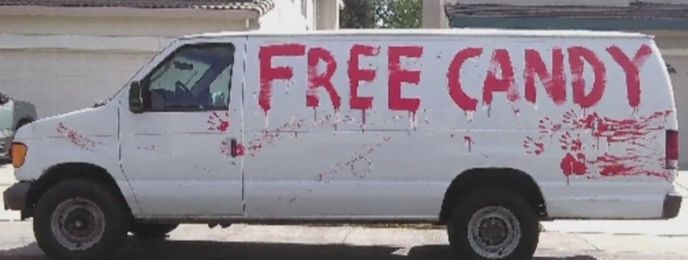 white vans free candy