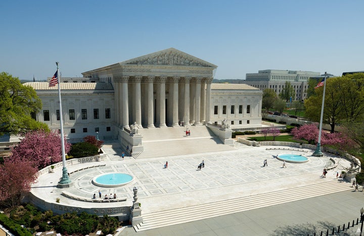 <p>A federal appeals court ruled that the elevated marble plaza surrounding the Supreme Court building is a "nonpublic forum."</p>