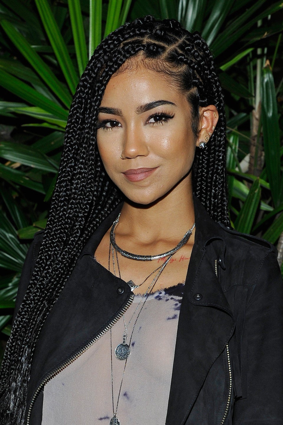 box braids side part