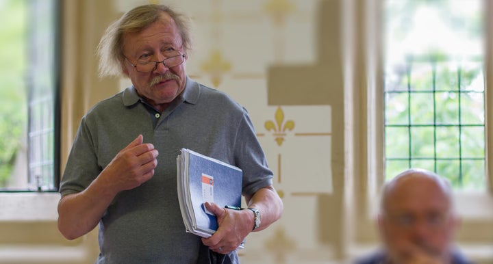 Peter Sloterdijk at the Berggruen Center on Philosophy and Culture symposium at St. John's College of Divinity, Cambridge University, June 25, 2015.