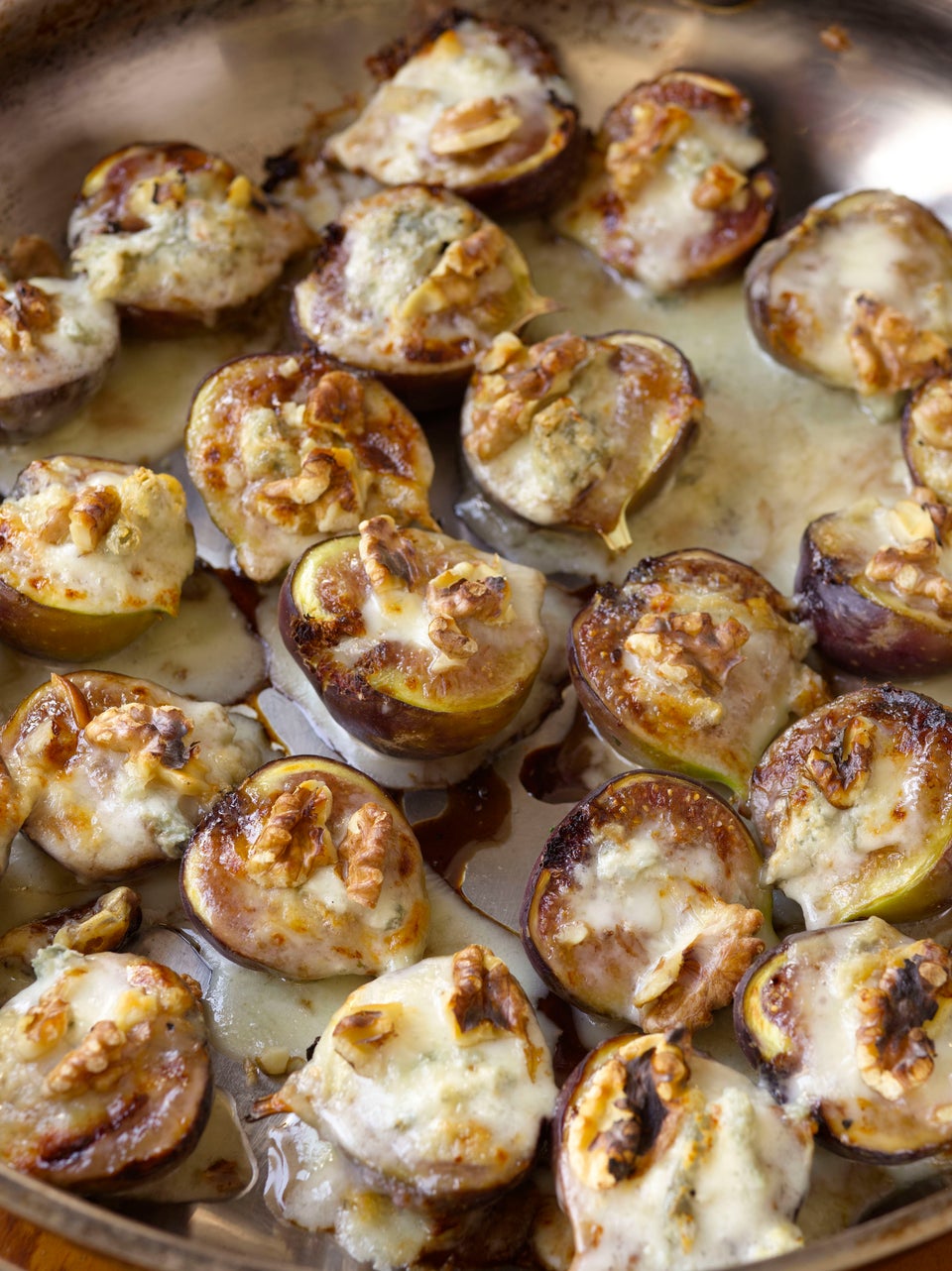 Figs Stuffed With Gorgonzola And Walnuts