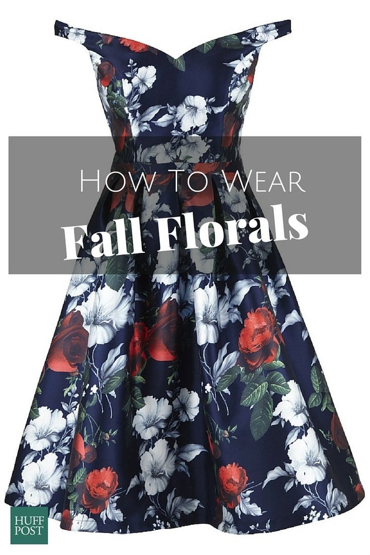 With all the hype about floral patterns, mix it up a bit. Instead of floral  tops and dresses, flor…