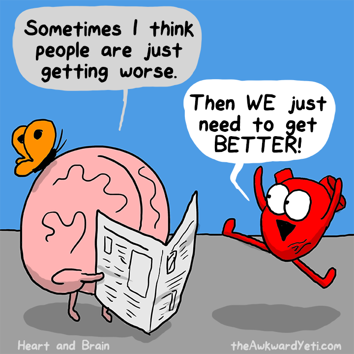 17 Comics That Capture The Struggle Between Your Heart And Head ...