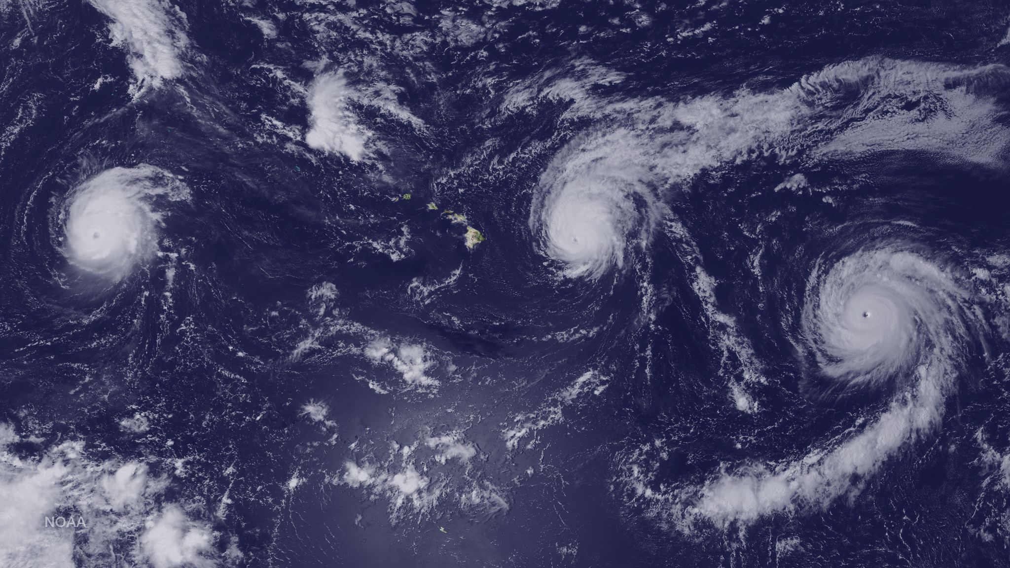 Record-Setting Hurricanes Create Beautiful Mess Across The Pacific 