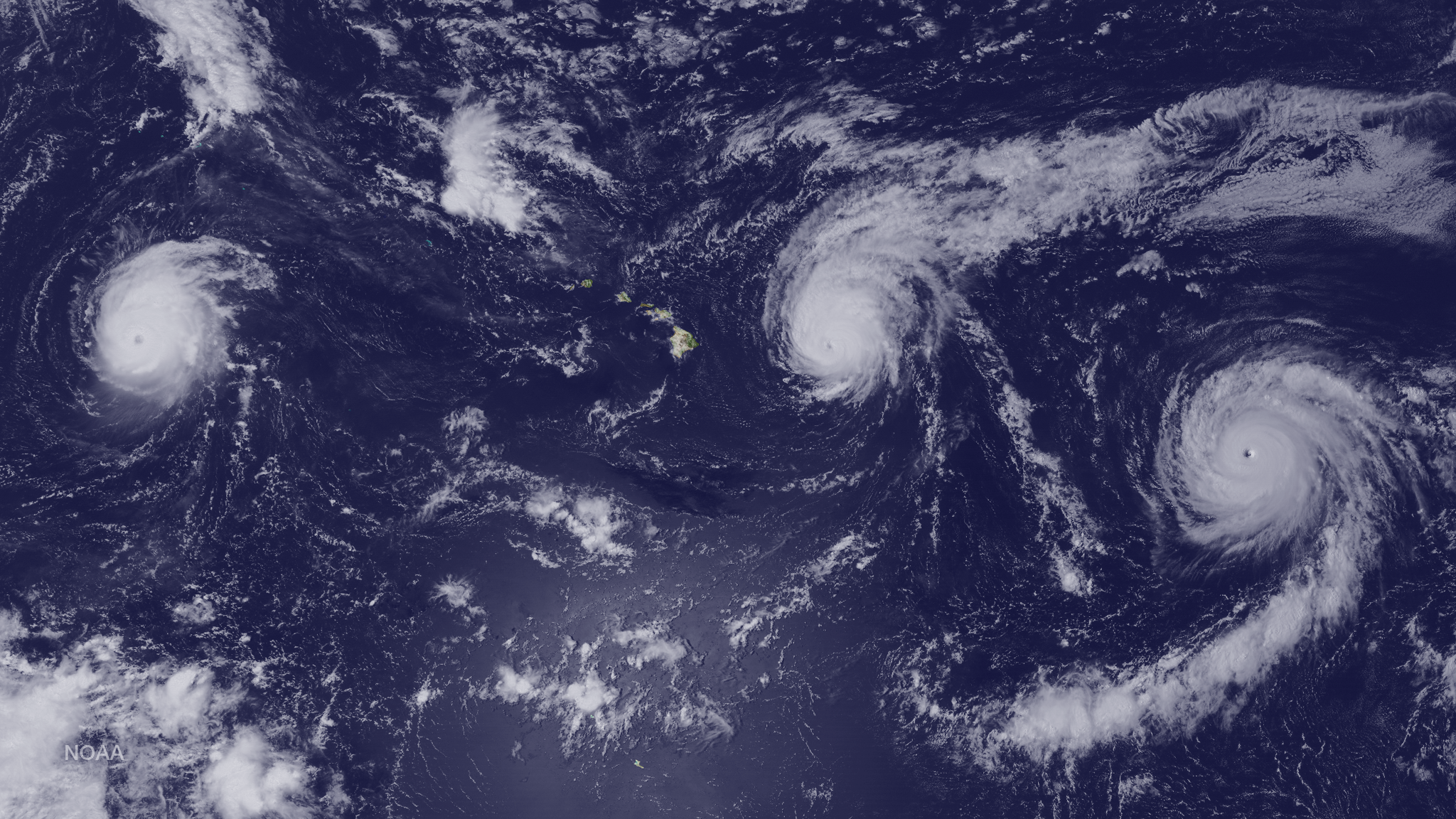 Record-Setting Hurricanes Create Beautiful Mess Across The Pacific