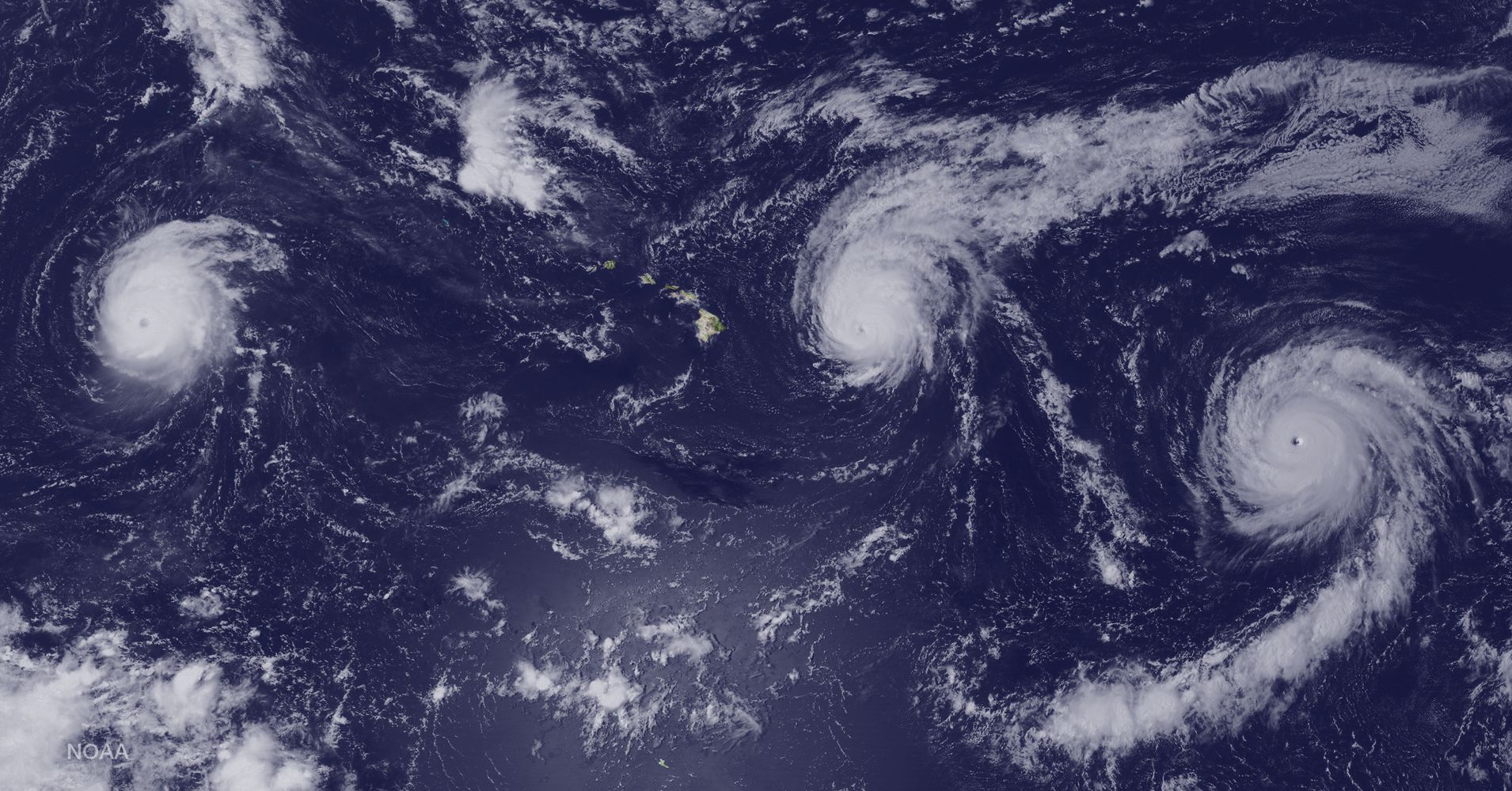 Record-Setting Hurricanes Create Beautiful Mess Across The Pacific ...