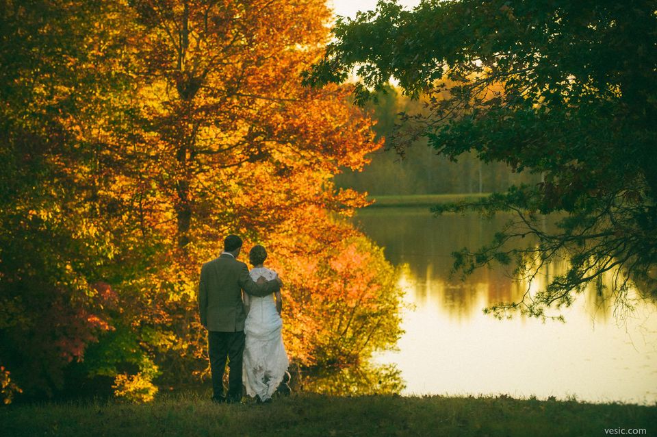 Fall foliage makes for a vibrant photo backdrop