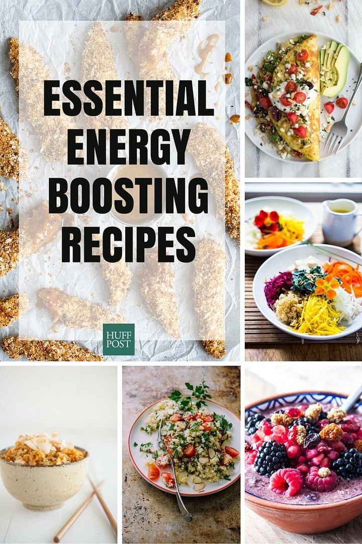 Energy-boosting recipes