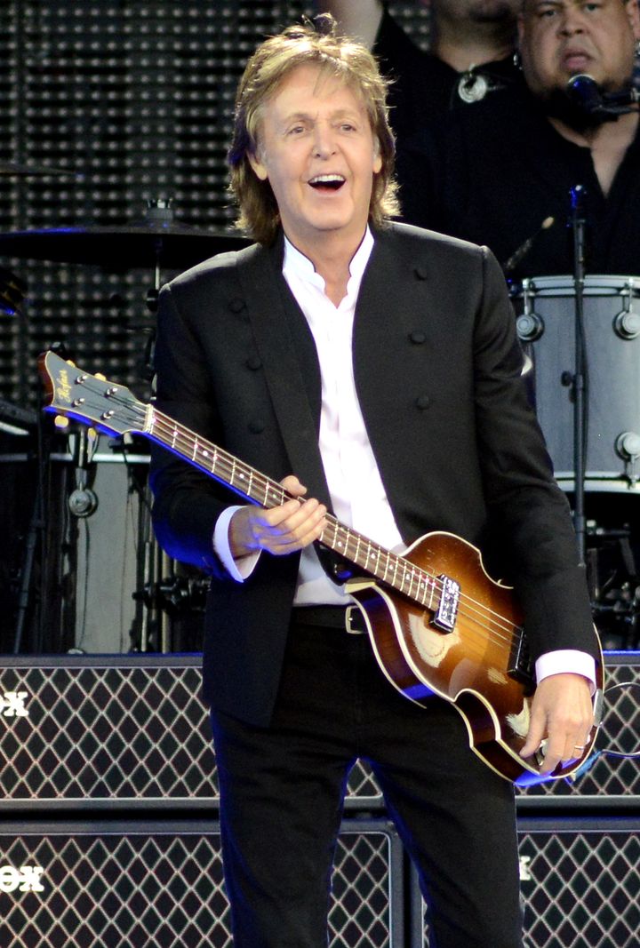 Paul McCartney, who was featured in the song. 